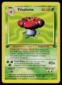 Vileplume 31/64 Jungle 1st Edition Rare