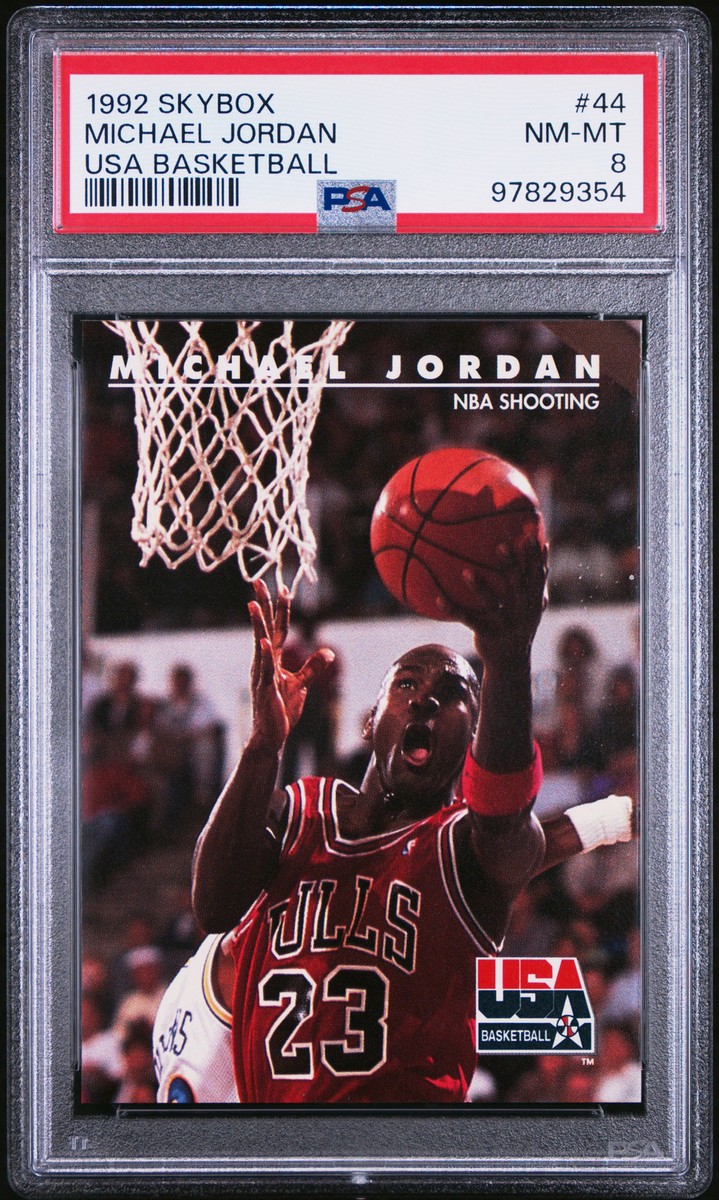 1992 SKYBOX MICHAEL JORDAN PSA8 ジョーダン 1992 Skybox MICHAEL JORDAN USA #44 PSA 8 | eBay