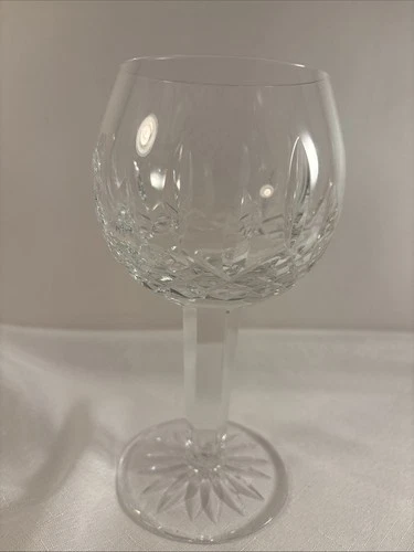 VTG Crystal Waterford Lismore Balloon Gothic Wine Goblet  7-5/8'' T 3 3/8” W