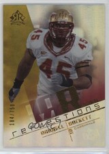 2004 Upper Deck Reflections Rookie 184/750 Darnell Dockett #163 05gv
