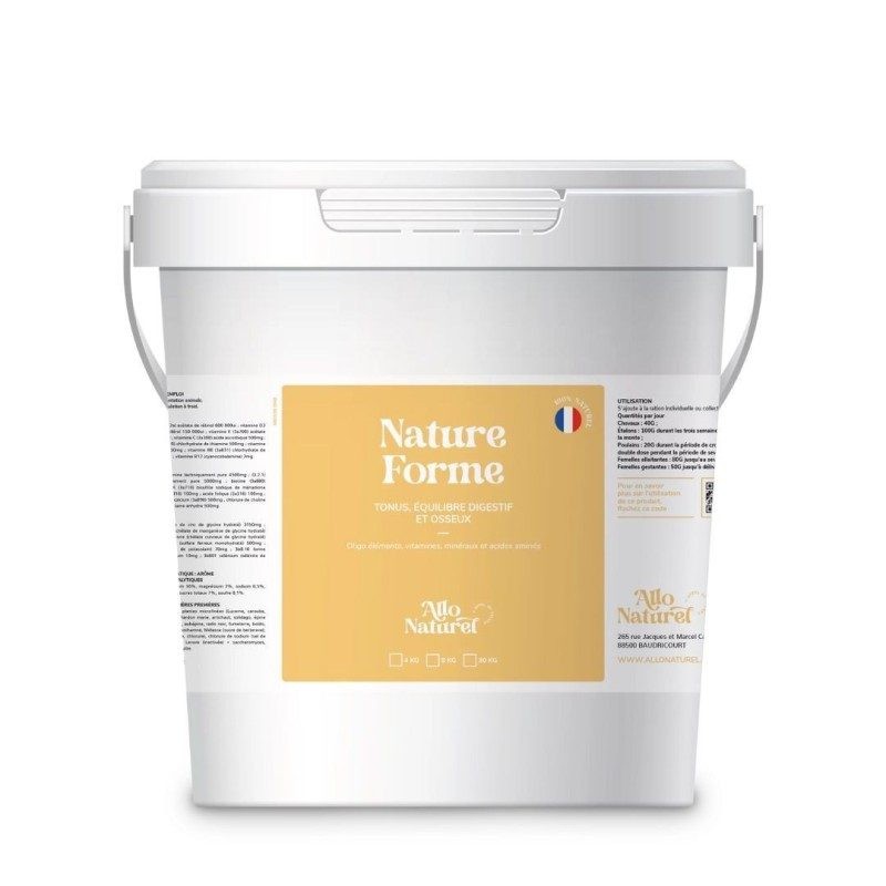 Soin tonus cheval Nature Forme équilibre digestif et fortifiant osseux 2kg