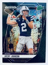 2025 Panini Prizm Draft Picks #29 AVERY JOHNSON FOTL Black Shimmer 1 of 1🔥🔥