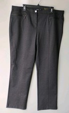 SIMPLY VERA Effortless Ponte Pant Black Slim Dress Pants XXL NEW