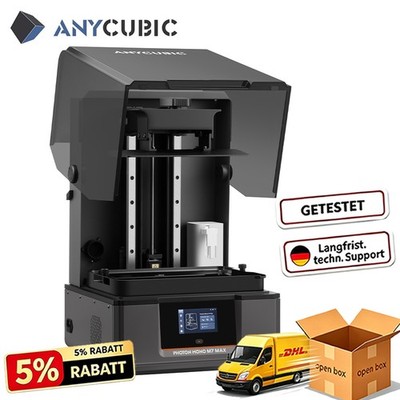 Open Box ANYCUBIC Photon Mono M7 MAX LCD Resin Harz 3D Drucker 13,6 Zoll 7K