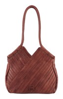 FREDsBRUDER Criss-Cross Hobo Bag Schultertasche Tasche Deep Sandalwood Rot Neu