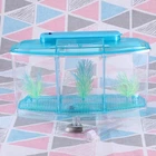 Mini Fish Tank Self-Cleaning Desktop Mini Ecological Goldfish Tank Hatching