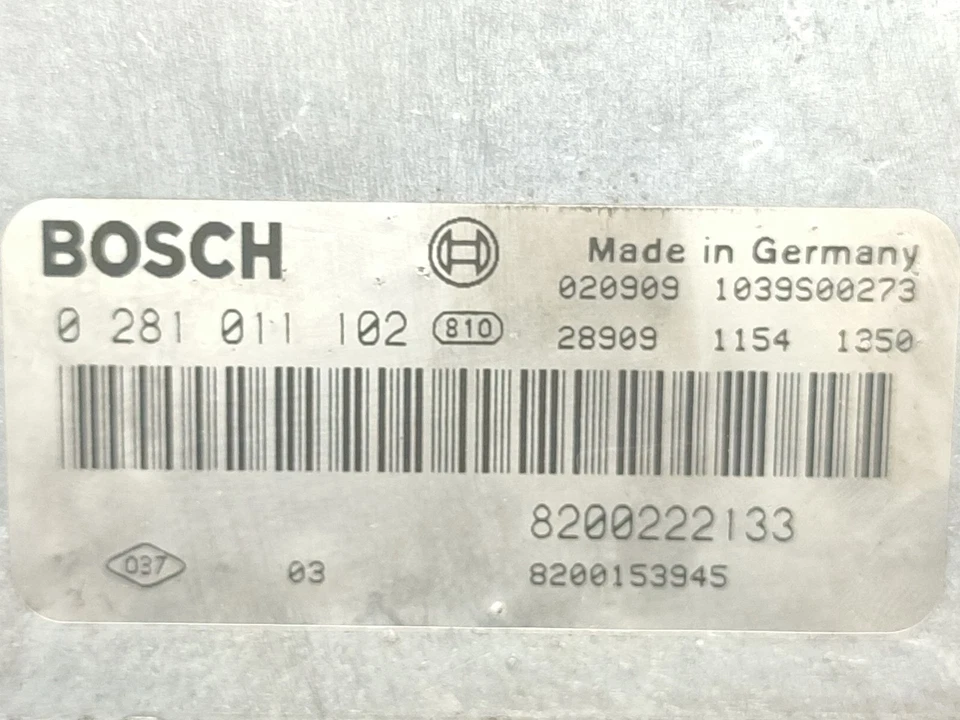 8200222133 CENTRALINA MOTORE / 2447051 PER RENAULT SCENIC I MONOSPACE JA0/1_, F - Immagine 4 di 4