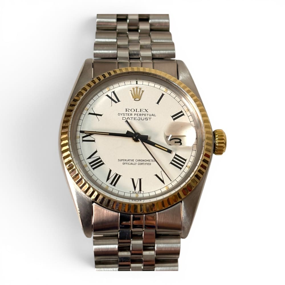 Rolex Datejust Two Tone Jubilee White