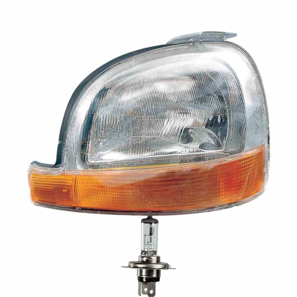 Halogen Scheinwerfer Rechts H4 FüR Renault Kangoo Express Inklusive Lampen-image