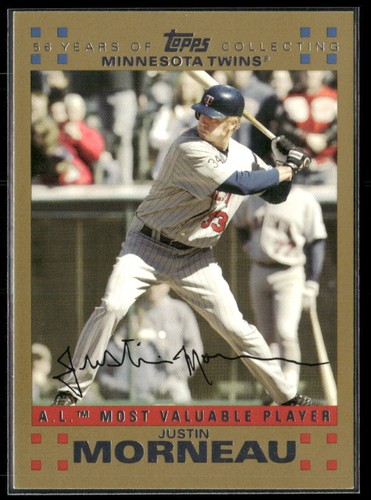 Justin Morneau #323 2007 Topps card