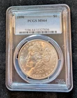 1890-P Morgan Silver Dollar MS 64 PCGS Brilliant Blast White Coin