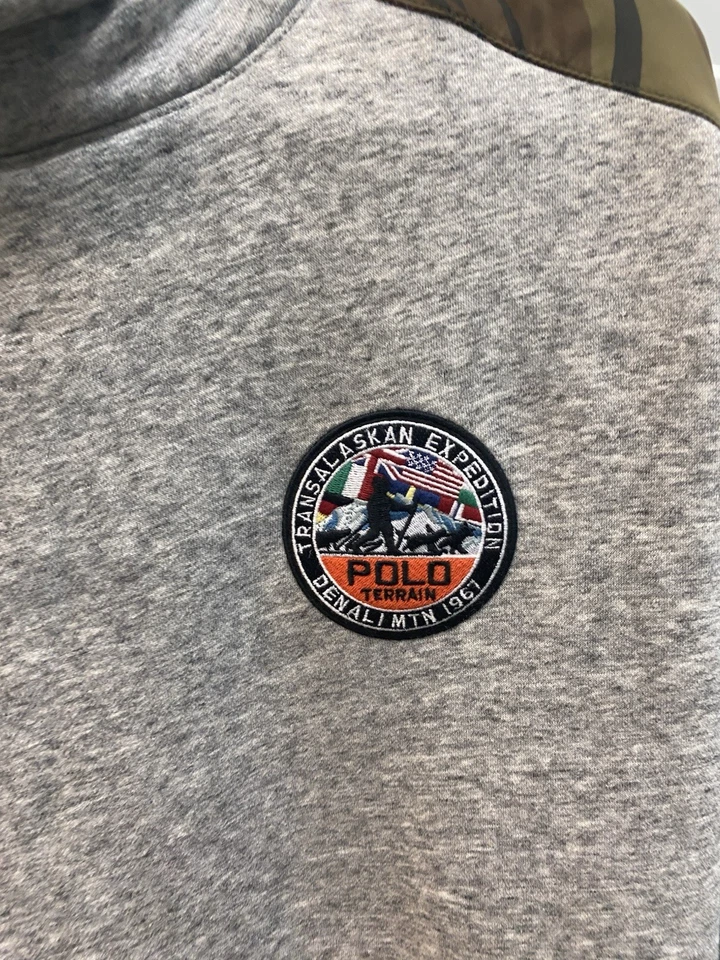 Polo Ralph Lauren 乡村户外运动员套衫运动衫尺寸 LT — 第 2/4 张图片