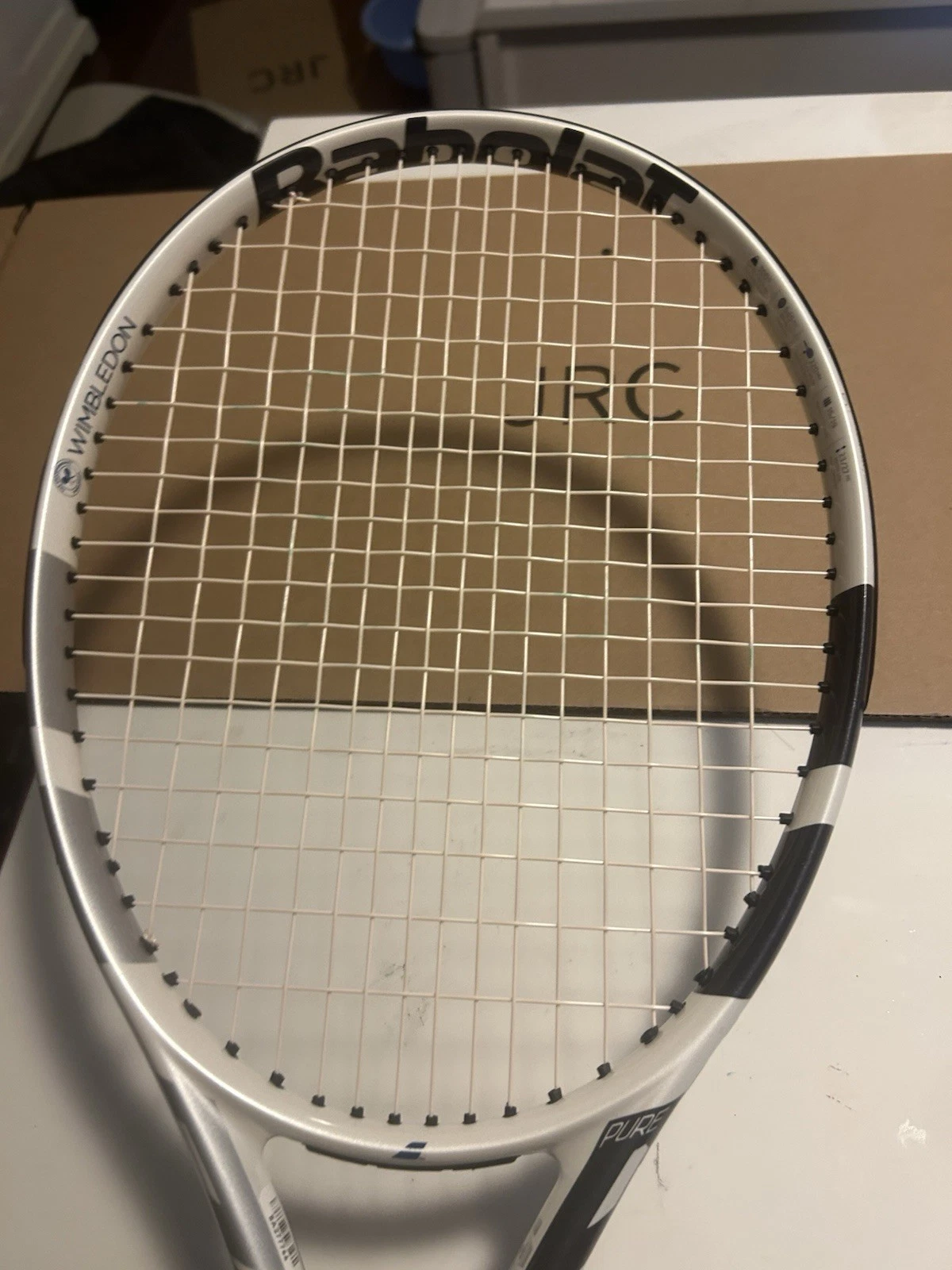 Tennis Racket Babolat pure drive Wimbledon 300g 41 8 G1 Like New