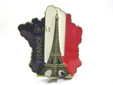 Parigi magnete metallo Torre Eiffel tour bandiera Eiffel souvenir Francia (A9)