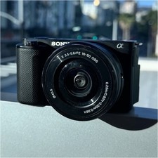 Sony Alpha ZV-E10 Mirrorless 4K Camera with E PZ 16-50mm Lens Black