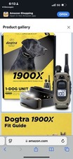 Dogtra 1900X Black Remote Vibration Dog Train...