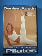 Denise Austin: Mat Workout Based on the Work of J.H. Pilates Preowned Good