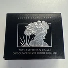 2025-W American Silver Eagle $1 - 1oz. Proof Coin / w/Box & COA - No Reserve!