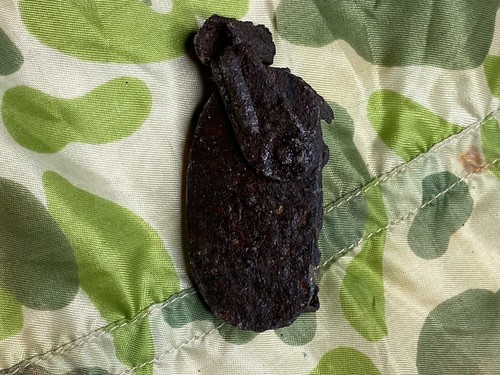 Winter Trigger Battle Of The Bulge German Mauser K98 Kar Original Dug Artifact - Foto 2 di 7