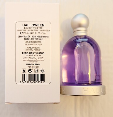 HALLOWEEN EDT OZ 100 ML FOR WOMEN (NEW IN WHITE BOX)