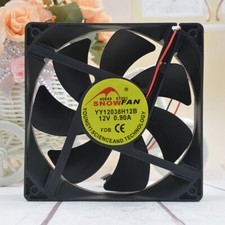 1PC SNOWFAN 12038 YY12038H12B 12V 0.90A 12CM double ball cooling fan