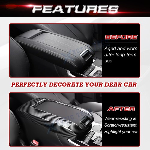 Auto Accessories For Toyota Highlander 2020-UP Center Armrest Box Cover, 2Pcs - Bild 4 von 15