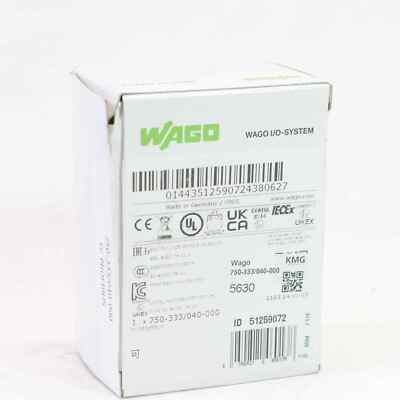Wago Feldbuskoppler PROFIBUS DP 12 MBd; Extrem 750-333/040-000 750-333  -unsld-