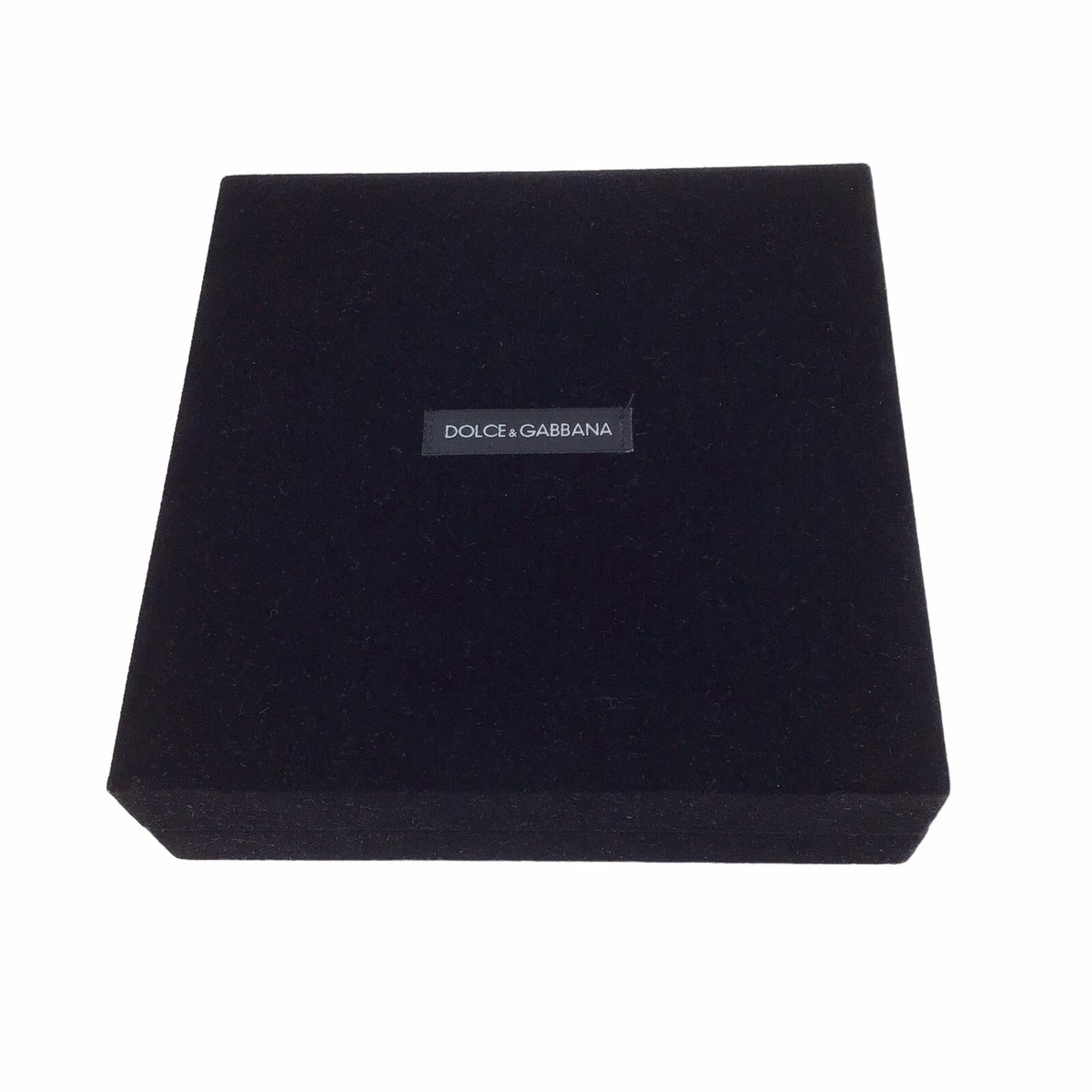 DOLCE & GABBANA D&G Protective Velvet Storage Case Jewelry Box