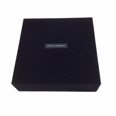 DOLCE & GABBANA D&G Protective Velvet Storage Case Jewelry Box