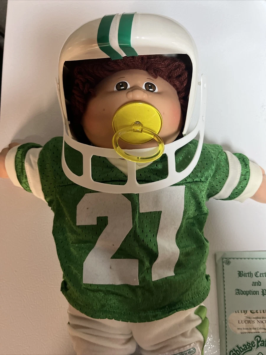 Cabbage patch shop kid football player