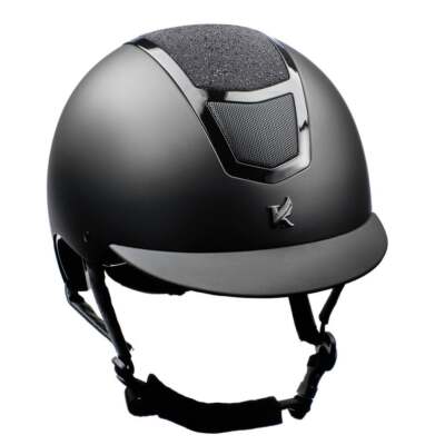 Shires Karben Valentina Reithut - Glitzerhut grau/marine/schwarz/roségold
