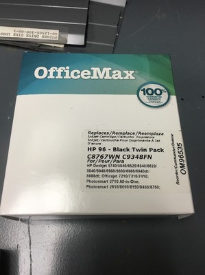 Office Max Reman Black Ink Cartridge Replacement For HP 96 Pack Of 2, OM96535