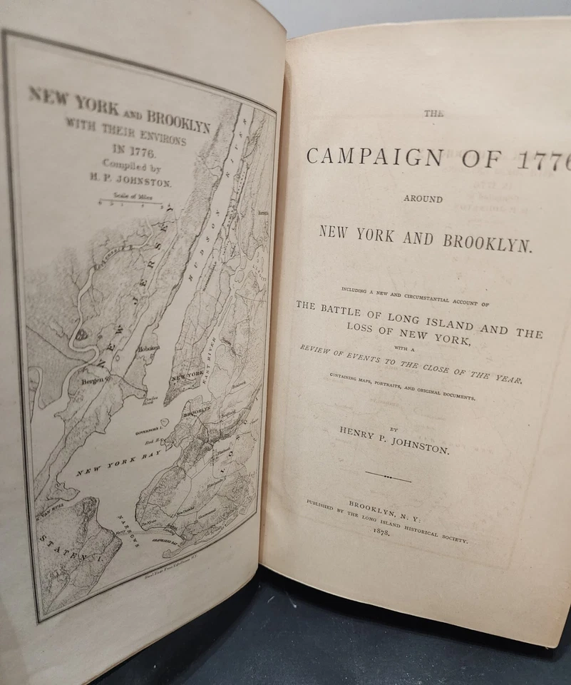 The Campaign of 1776 around New York and Brooklyn. by Henry P. Johnston 1878 1st Foto 2 de 4