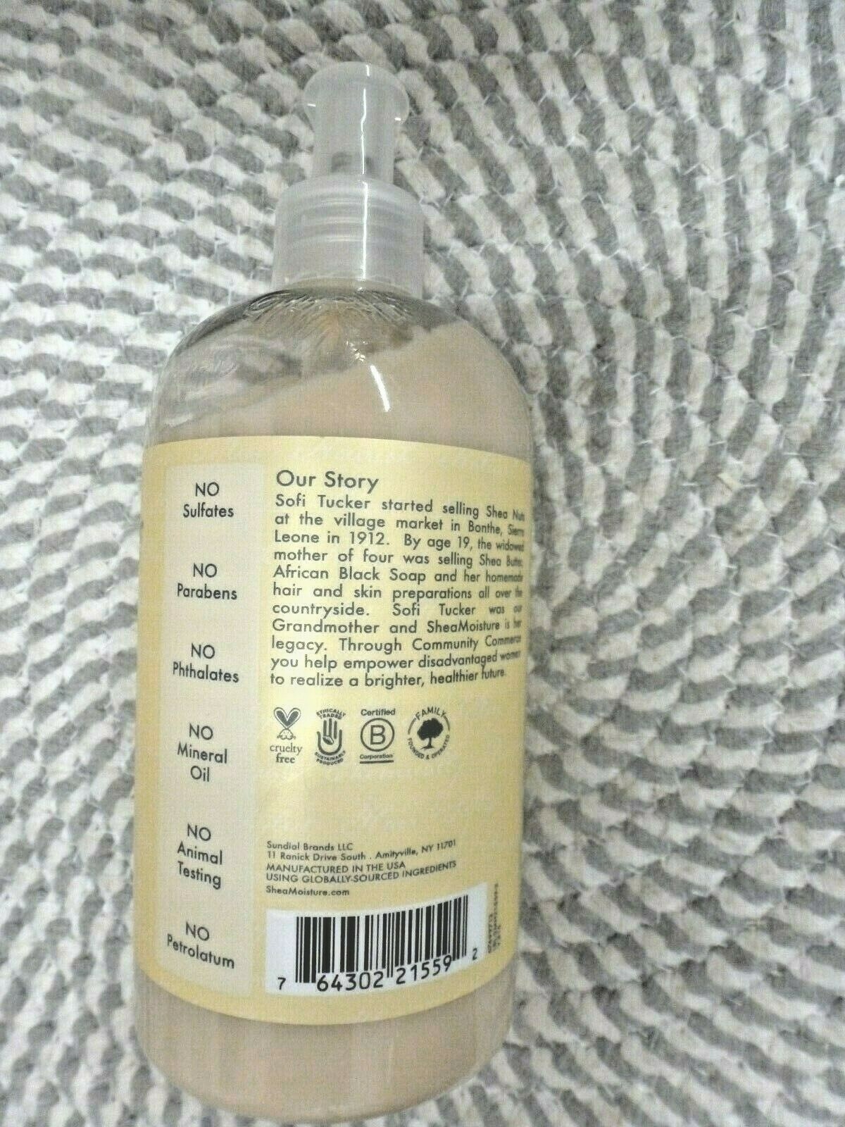SHEA MOISTURE~JAMAICAN BLACK CASTOR OIL~STRENGTHEN & RESTORE CONDITIONER PUMP 13