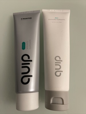 2 (4.7 Oz) Quip Toothpaste Tubes