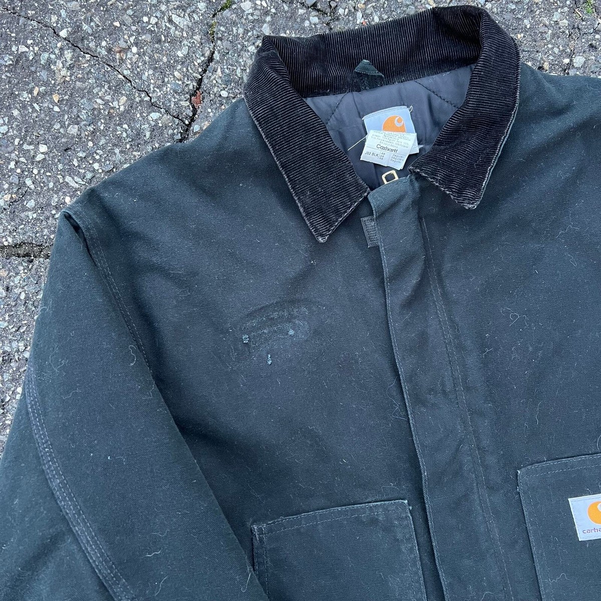 Vintage Y2K arctic cropped j02 blk black Carhartt work wear Vintage Y2K arctic cropped j02 blk black Carhartt work wear