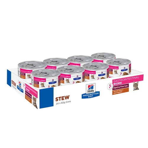 Hill's Prescription Diet Gastrointestinal Biome  Wet Cat Food Chicken-24 x 82g