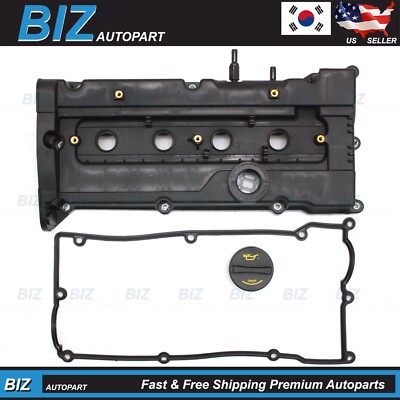 Valve Cover W/ Gasket & PCV Valve for 2001-2004 Hyundai Accent 22410-26610