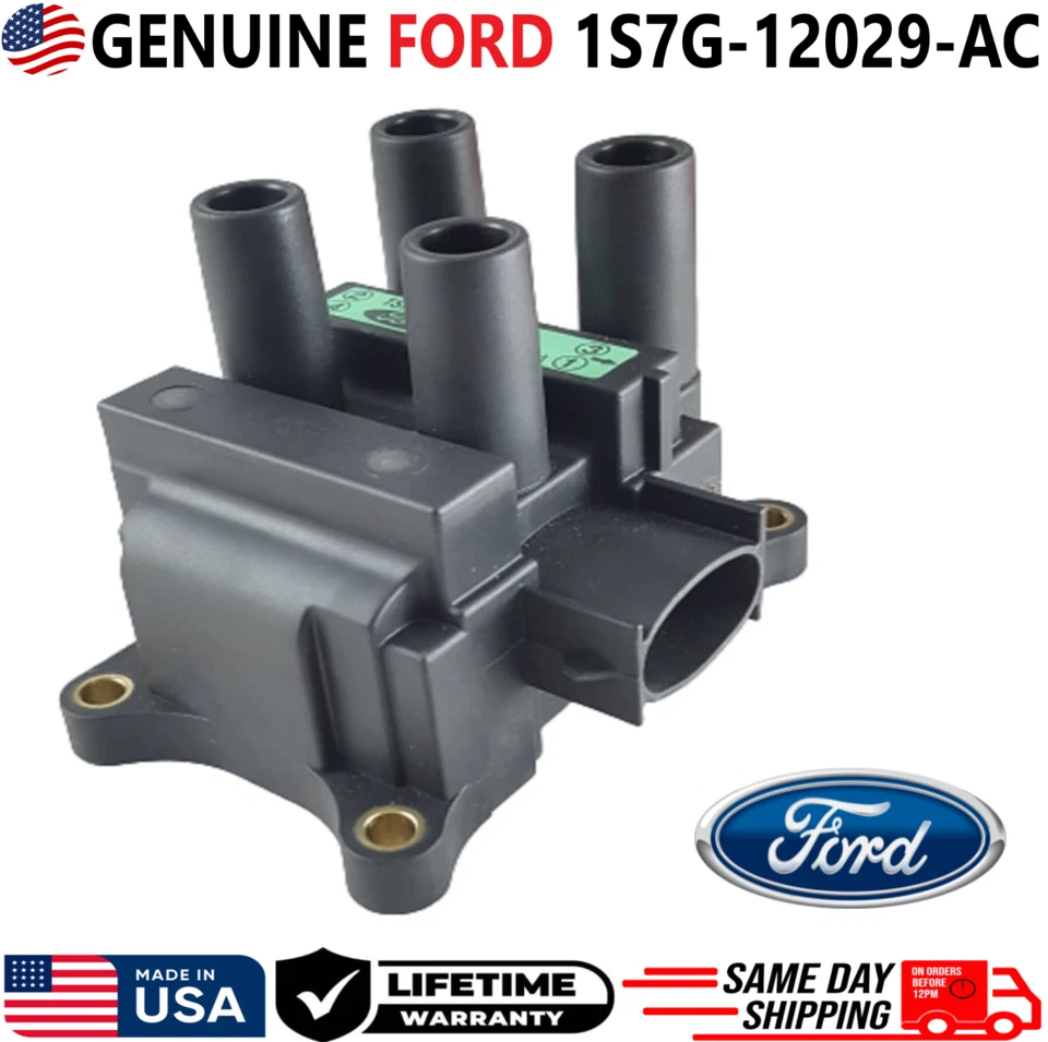Bobina de encendido Ford para Ford Mazda Mercury I4 1998-2011. 1S7G-12029-AC GENUINO Foto 3 de 4