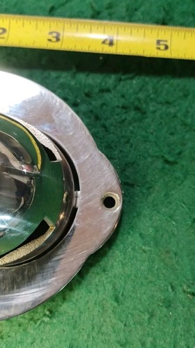 USCG2NM Marine Pop- Up Bow Light, Frame Only, No Light Polished Stainless Steel - Picture 2 of 15