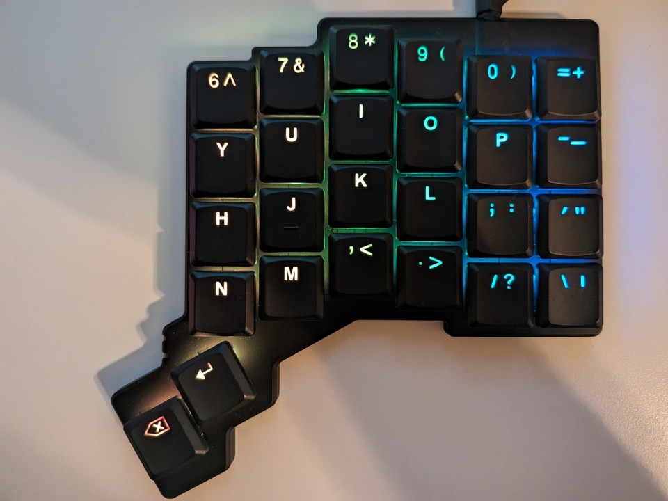 ZSA Voyager Split Ergonomic Keyboard Black eBay