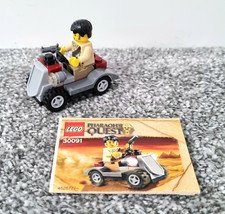 🔥 LEGO Pharaohs Quest: Desert Rover 30091 100% Complete Minifigure Instructions