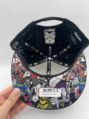 RARE Tokidoki New Era 9Fifty PAVEMENT Skull Flames Camo 