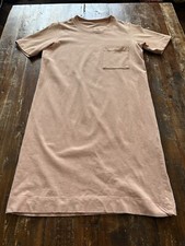 Everlane Mauve T-Shirt With Fri T Pocket Crewneck Dress Size XXS