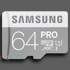 Samsung 64GB EVO PRO MicroSD SDXC OEM Memory Card for Camera Galaxy Note S7 S6