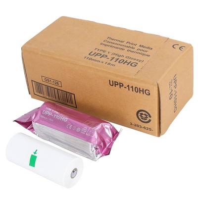 UPP-110HG Hochglänzende Ultraschall-Papierfolie 10 Rollen/bx Ersatz für Sony ...