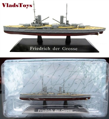 DeAgostini 1/1250 German battleship SMS Friedrich der Grosse 1912 DAKS41