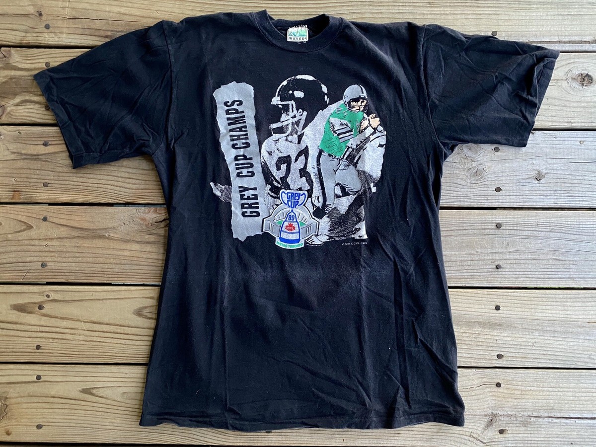 VTG 1989 Saskatchewan Rough Riders Grey Cup Champions T-Shirt Size
