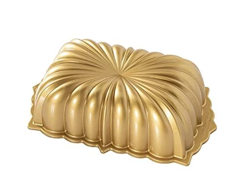 Nordic Ware Classic Fluted Cast Loaf Pan, 6 Cup Capacity, Gold
Opens in a new window or tab
