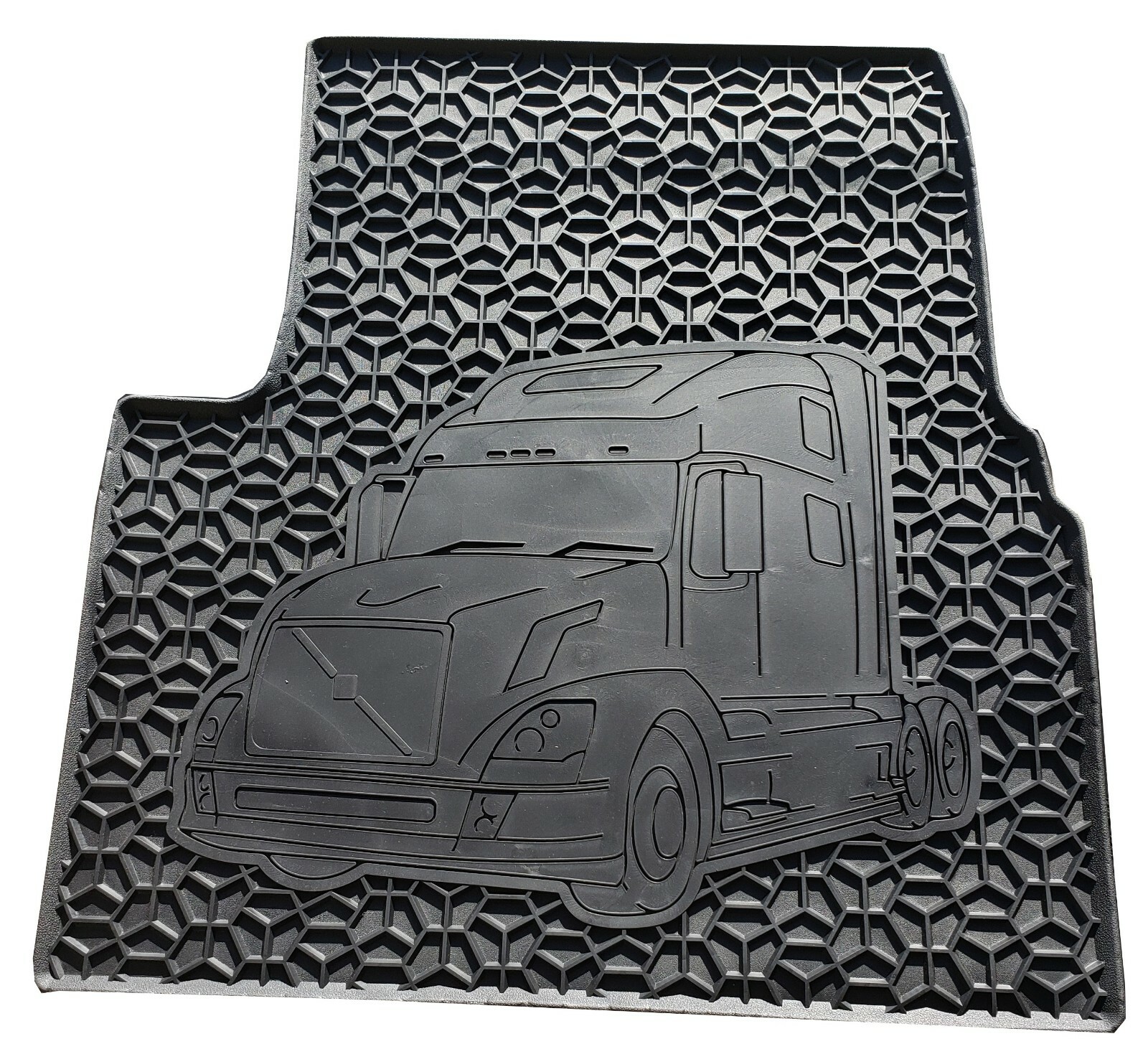 Volvo Truck VN VNL VT (Black 2 PCS) Floor Mat Set (19982017) All